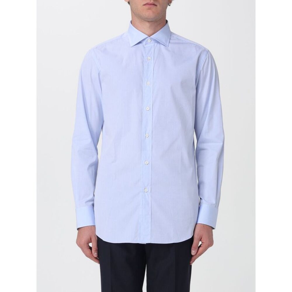 Brioni Shirt Men Blue